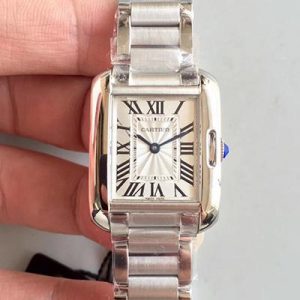 Replica Cartier Tank Anglaise Ladies W5310022 Silver Dial