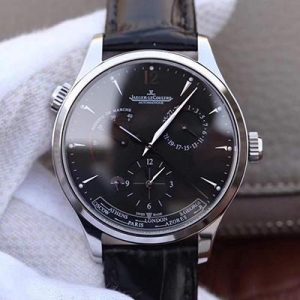 Replica Jaeger-LeCoultre Master Geographic 1428421 TW Factory Black Dial
