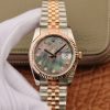 Replica Rolex Datejust 36mm GM Factory Grey Mother-Of-Pearl Dial