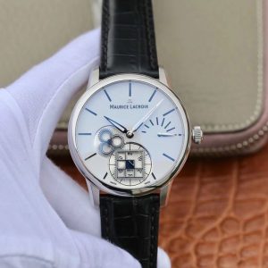 Replica Maurice Lacroix Masterpiece MP7158-SS001-301-1 AM Factory White Dial