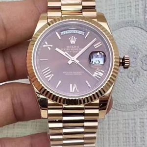 Replica Rolex Day Date 228235 2018 40mm EW Factory Purple Dial
