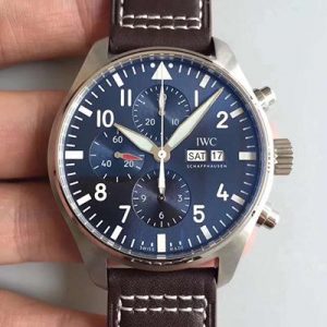 Replica IWC Pilot Chronograph Edition Le Petit Prince IW377713 ZF Factory Blue Dial