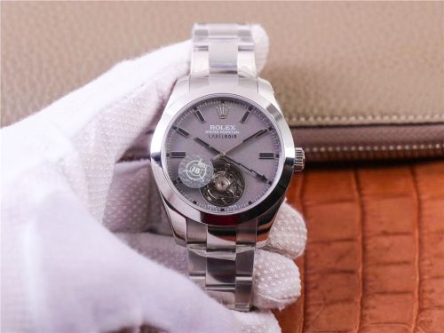 Replica Rolex Milgauss Base 116400 Label Noir Design LNT01HS-001 JB Factory Silver Case Watch