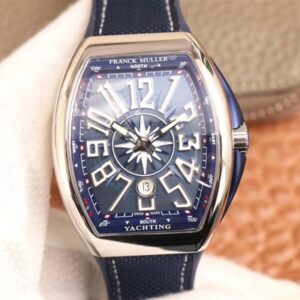 Replica Franck Muller MEN’S Collection V45 SC DT AC BL Yachting ZF Factory Blue Dial