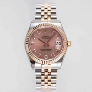 Replica Rolex Datejust m278271 GS Factory Stainless Steel Pink Dial