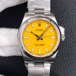 Replica Rolex Oyster Perpetual M277200-0005 31MM EW Factory Yellow Dial