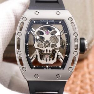 Replica Richard Mille RM52-01 Tourbillon JB Factory Skull Watch