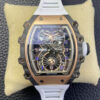 Replica Richard Mille RM21-01 RM Factory White Rubber Strap