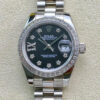 Replica Rolex Datejust 28MM BP Factory Black Diamond Dial