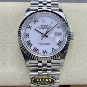 Replica Rolex Datejust M126234-0025 36MM Clean Factory White Dial - Replica Watches Factory