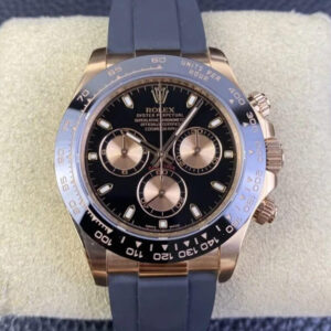 Replica Rolex Cosmograph Daytona M116515LN-0017 Clean Factory Black Rubber Strap - Replica Watches Factory